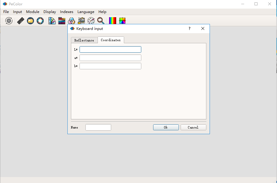 Keyboard input Lab data